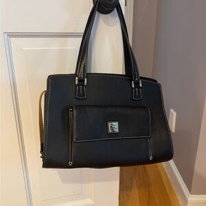 Dooney & Bourke Black Leather Shoulder Bag